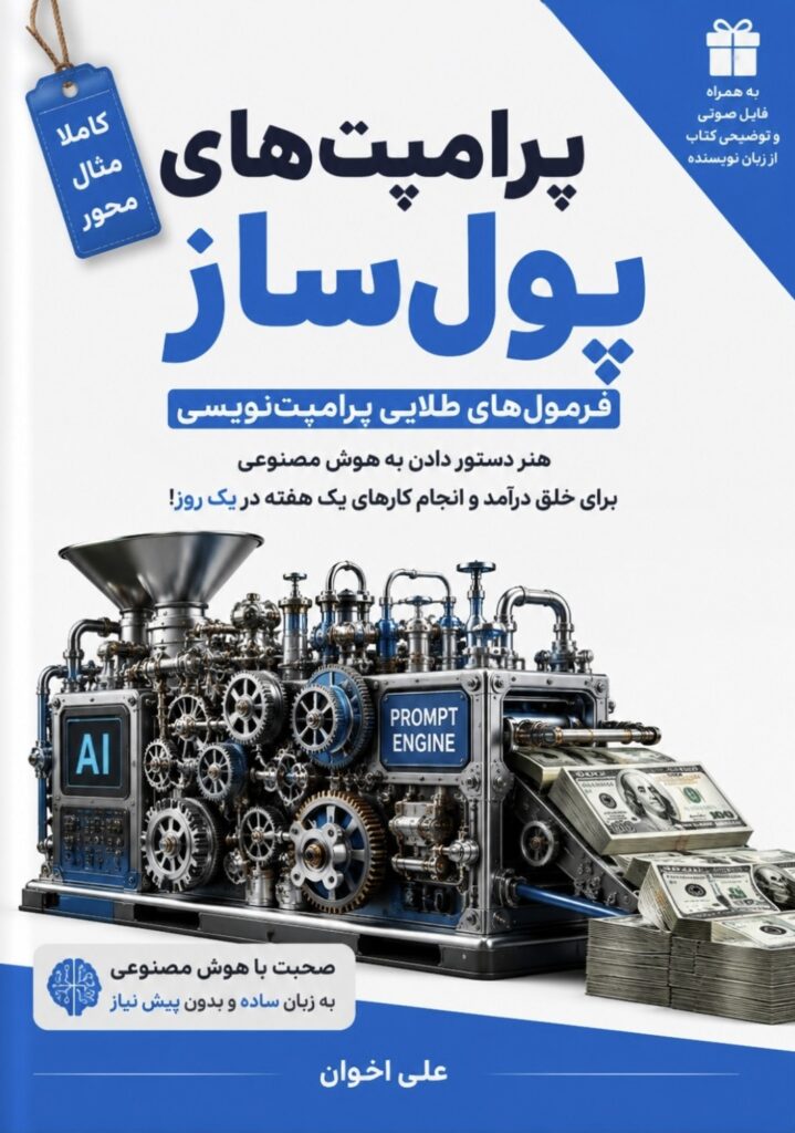 جلد کتاب پرامپت‌های پولساز